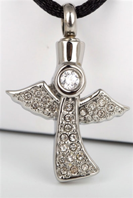 Sparkling Angel Cremation Pendant (Chain Sold Separately)