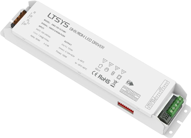 LTECH DMX15012F4M1 Smooth Dimming RGBW LED Driver LED Lighting