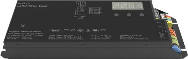 LINEARdrive 100S - eldoLED RGBW Smooth Dimming LED Driver