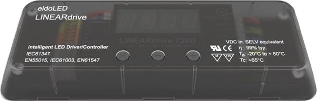Infinite colour control LED Drivers - LINEARdrive 720D LED Lighting
