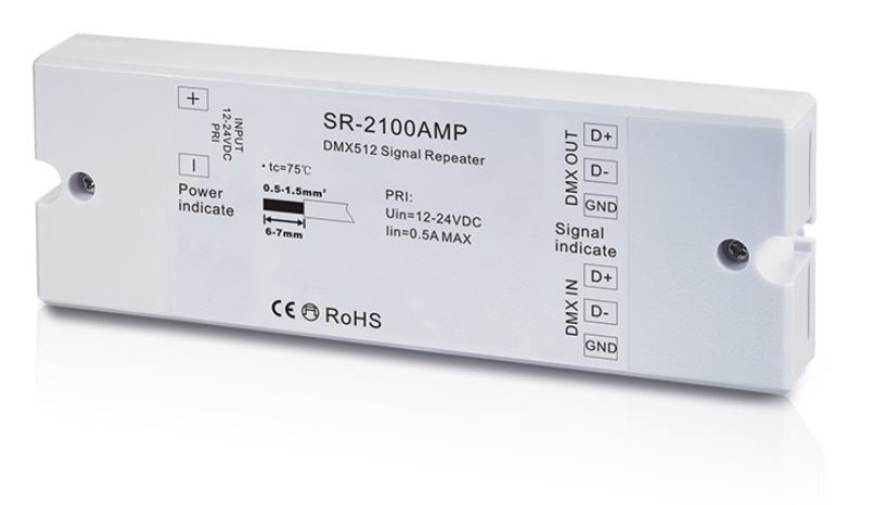 DMX 512 Repeater to amplify the DMX 512 signal