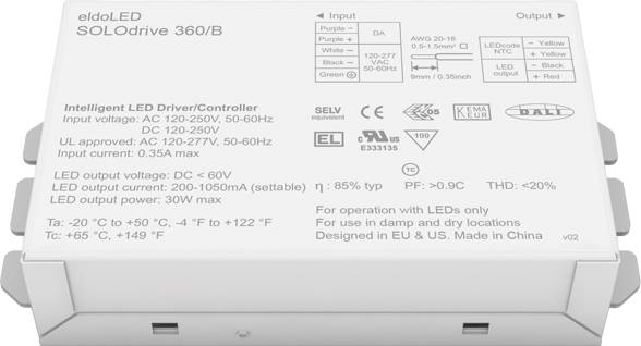 SOLOdrive 360B - eldoLED Flicker-Free LED Driver LED Lighting