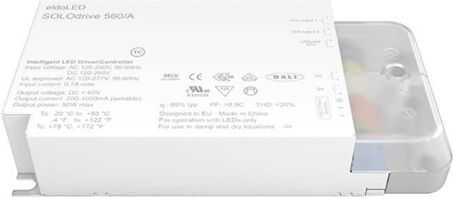 SOLOdrive 560A - eldoLED Flicker-Free LED Driver LED Lighting Supply