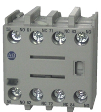 Allen Bradley 100-F front mounted auxiliary contact