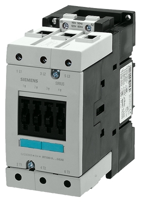 3RT1044-1AV60 contactor 65 AMP 3 pole with a 480v60Hz AC coil manufactured  by Siemens