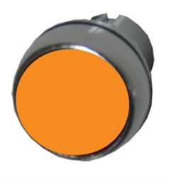 Allen Bradley 800FM-F0 orange metal pushbutton