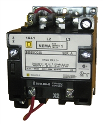 Square D 8502SCO2S NEMA Size 1 Contactor