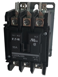 Eaton C25DNJ350 50 AMP 3-pole Definite Purpose Contactor