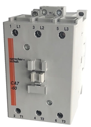 Sprecher and Schuh CA7-60-00 3 pole 60 AMP contactor