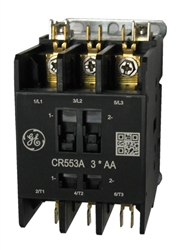 GE CR553AB3HAA 3 pole 25 AMP 24 volt Definite Purpose contactor