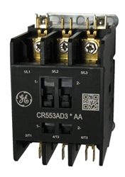 GE CR553AD3HAA 3 pole 40 AMP 24 volt Definite Purpose contactor