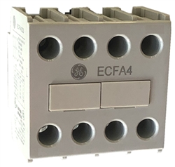 GE ECFA4 4 pole auxiliary contact