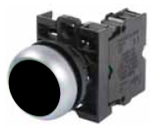 Eaton M22-D-S-K01 Black Pushbutton