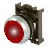 Eaton M22-DL-R Red Illuminated Pushbutton