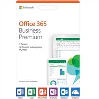 Microsoft Office 365 Business Premium - 1 User - 1 Year - Medialess -Commercial - -Box