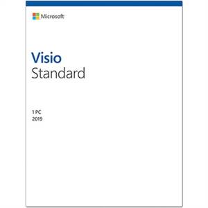 Microsoft Visio 2019 Standard - 1 PC -Commercial -WIN -Box