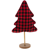 Red & Black Plaid Tree