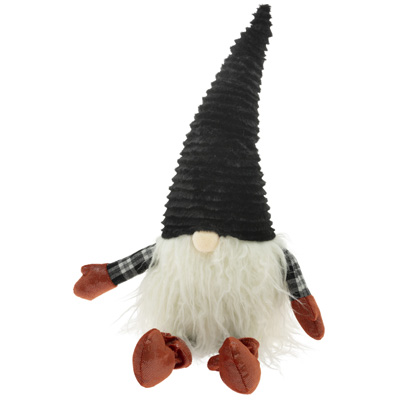Balaam Orange Sparkle Gnome (Black & White)