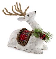 Gurri White Coat Deer Sitting