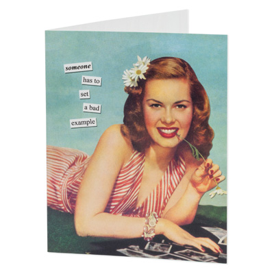Anne Taintor Birthday Card Example