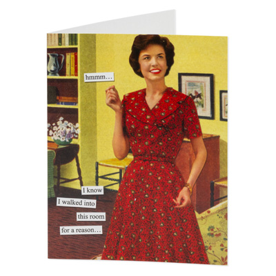 Anne Taintor Birthday Card This Room