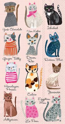 Cool Cats Guest Towels