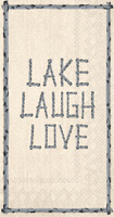 Lake Laugh Love Guest Towels
