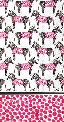 Rosanne Beck Zebra Guest Towels