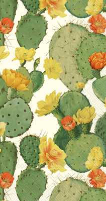 Cactus Cream Guest Towels