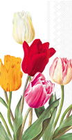 Tulips White Guest Towels