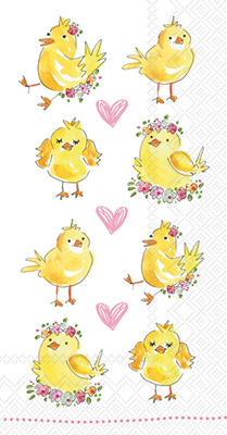 Easter Chicks Guest Towel