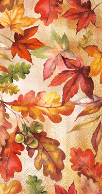 Bright Autumn Guest Towel