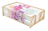 Wave Gold Leaf Guest Towel Caddy