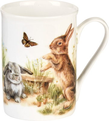 Bunny and Clyde Bone China Mug