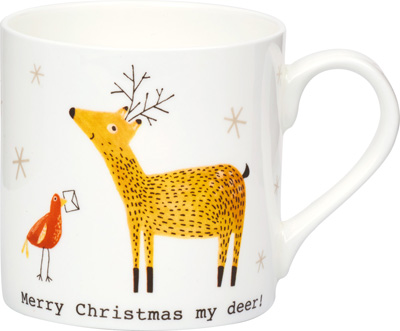 Merry Christmas My Deer Bone China Mug