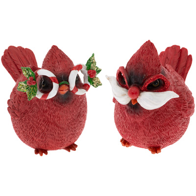Christmas Cardinal Duo (set of 2)
