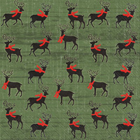 Woodland Whimsy Deer Cocktail Napkin