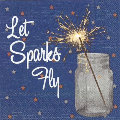 Let Sparks Fly Cocktail Napkins