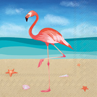 Flamingo Cocktail Napkins