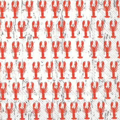 Lobster Repeat Cocktail Napkins