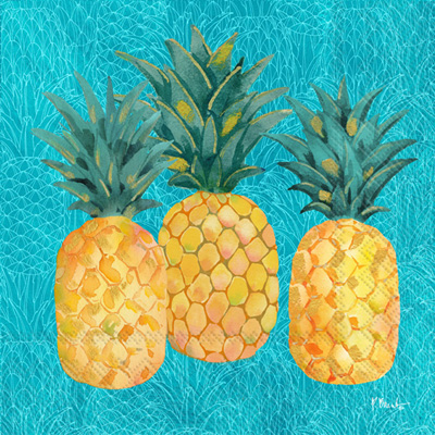 Pineapple Shake Cocktail Napkin
