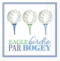 Eagle Birdie Par Blue Cocktail Napkin