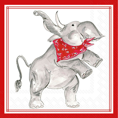 Red Elephant Hometown Pride Cocktail Napkin