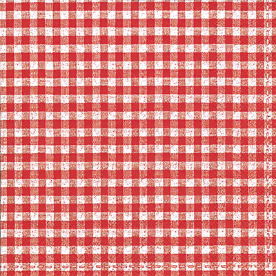 Vichy Red Cocktail Napkins