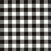 Buffalo Check Black Cocktail Napkin