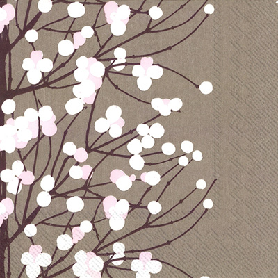 Marimekko Lumimarja Dark Beige Cocktail Napkins