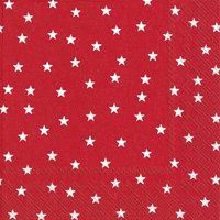 Little Stars Red Cocktail Napkins