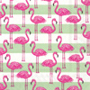 Rosanne Beck Flamingo Stripe Cocktail Napkins