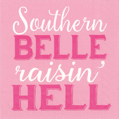 Rosanne Beck Southern Belle Raisin Hell Cocktail Napkins