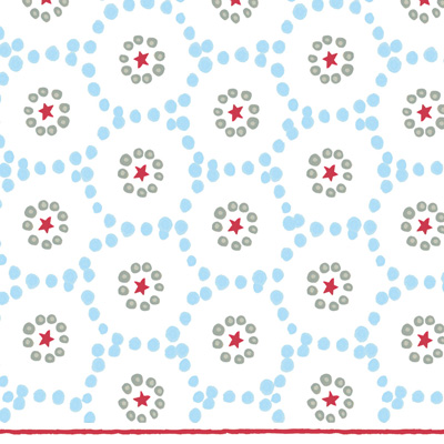 Winter Dotty Light Blue Cocktail Napkins